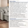Sofá Cama 220cm Em Madeira Eucalipto Veludo Prata - Image 11