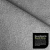 Poltrona Decorativa Living Bloom com Pés de Madeira Bouclê Cinza - Image 4