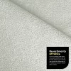 Sofá Living Bloom 180cm 03 Lugares com Pés de Madeira Bouclê Off White - Image 5