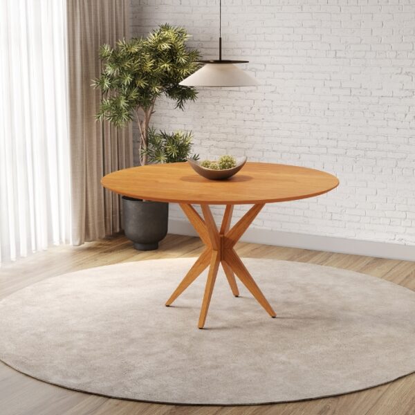 Conjunto Mesa Simpatia Redonda Laminada 108/108 C/4 Cadeiras Jade 01 – JCM Móveis - Image 3